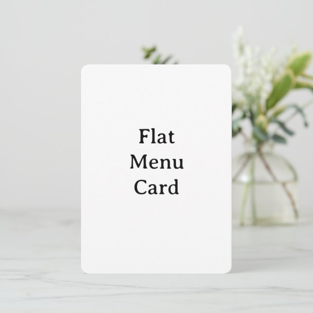 Menu Supprimer ce texte et ajouter votre propre concept (Debout devant)