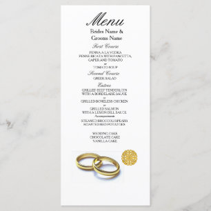Menu Thème traditionnel écossais et Mariage celtique