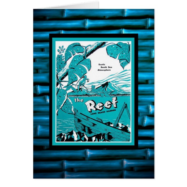 Menu Tiki vintage classique ! (Devant)