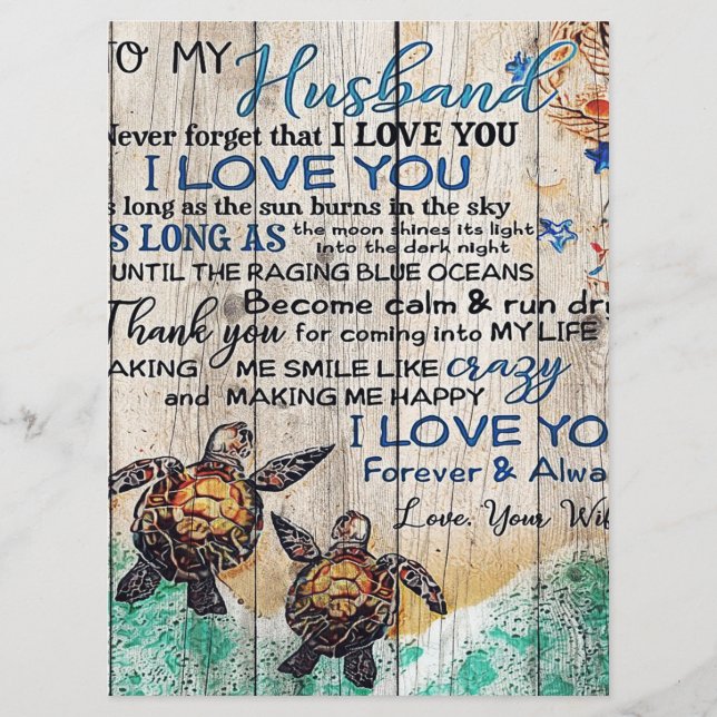 Menu To My Man Gift, Personalized Gift To My Husband (Devant)