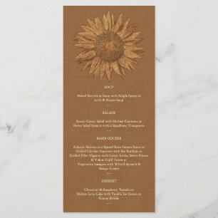 Menu Tournesol d'automne