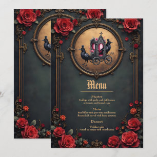 Menu Transport gothique avec Ravens et Rose.