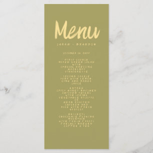 Menu Typographie d'écriture manuscrite rouge rose Retro