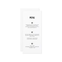Typographie minimaliste moderne Mariage noir blanc