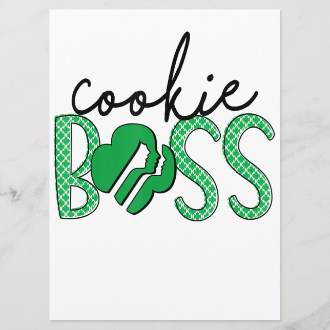 Menu Vendeuse de biscuits Girl Scout Cookie Boss (Devant)