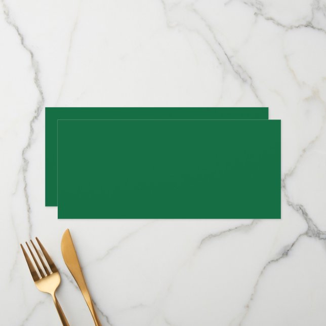 Menu vert, azur, aqua, bleu électrique, police (Devant/Arrière en situation)
