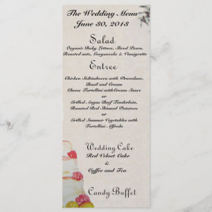 Menus de mariage