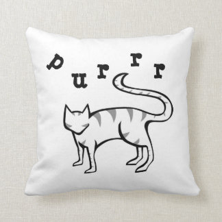 Meow et coussin de Purrr Kitty