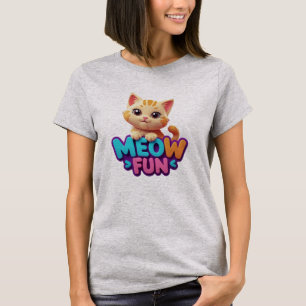 Meow Fun - T-Shirt Chat au Regard Doux