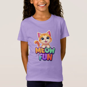 Meow Fun - T-Shirt Chat Mignon Sourire