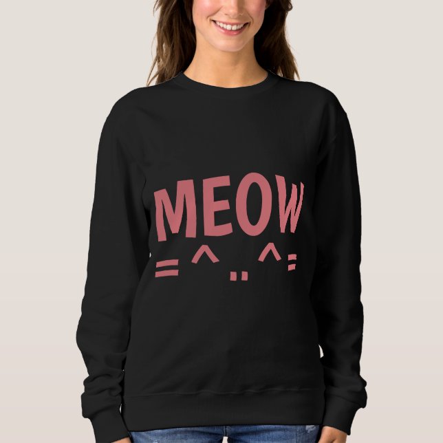 MEOW T-shirts et Sweatshirts de chat (Devant)