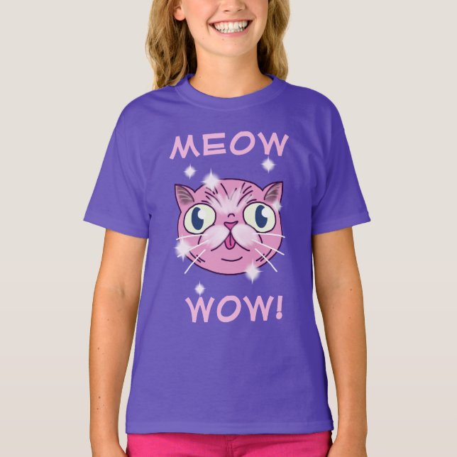 Meow Wow ! T-shirt (Devant)