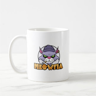 Meowfia Drôle Gangster Burmese Chat Mug