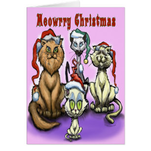 Meowry Christmas Cats