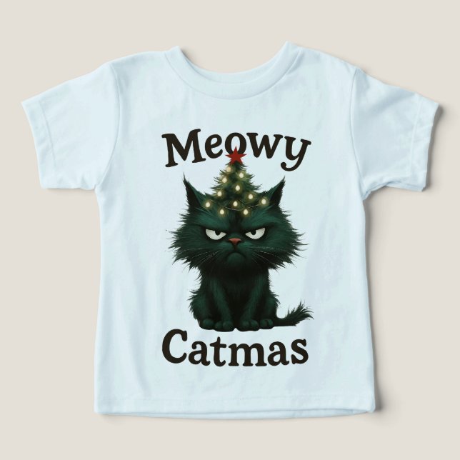 Meowy Catmas Chat lunatique (Design Recto)