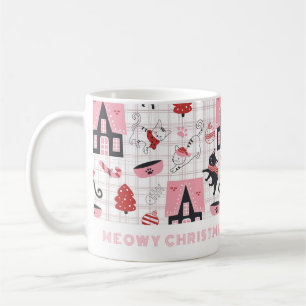 Meowy Christmas Chat Mug