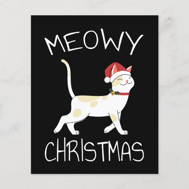 Meowy Christmas - Funny Christmas 2022 (Devant)
