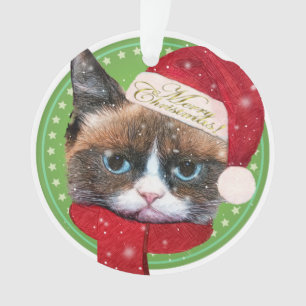Meowy Père Noël Cat Noël Ornement