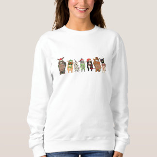 Meowy Sweatshirt de Noël, Bonne chemise de l'année