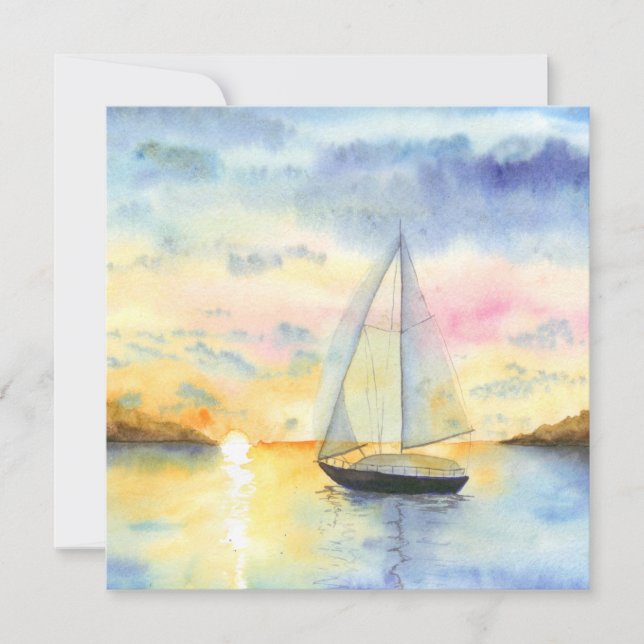 Mer au coucher du soleil (Devant)