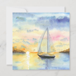 Mer au coucher du soleil