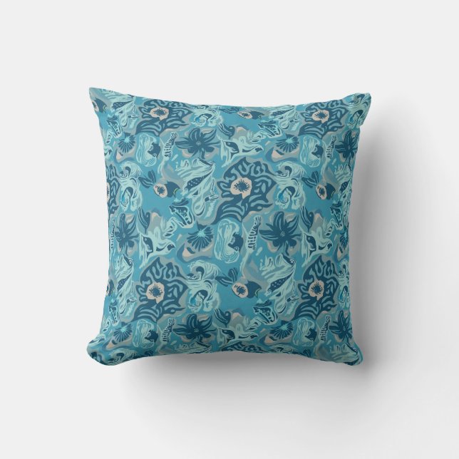 mer ​ ​ coussin de voyage coussin (Recto)
