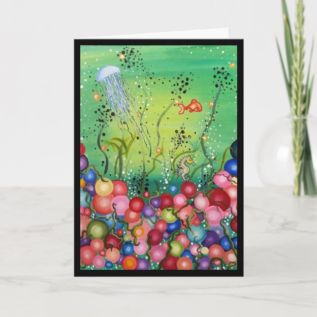 Mer de couleur - Carte de voeux, Encouragement (Devant)