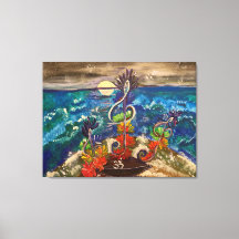 Mer d'Harmonie - Om Peinture en toile