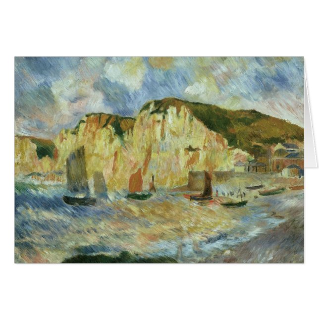 Mer et falaises de Pierre Renoir, Art Vintage (Devant horizontal)