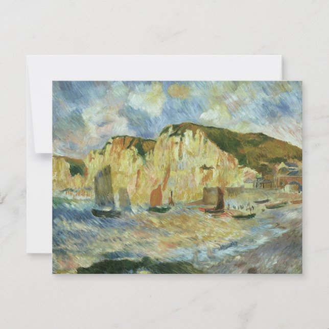 Mer et falaises de Pierre Renoir, Art Vintage (Devant)