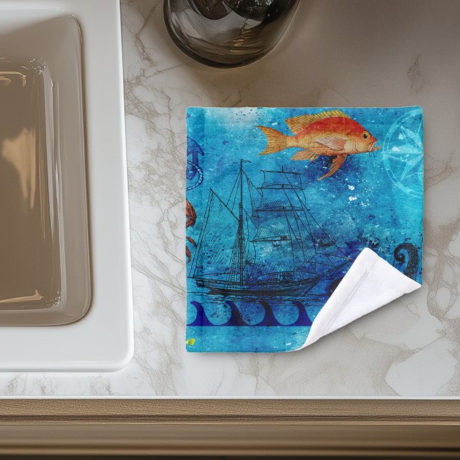 Mer Noire vintage Bleue Profond (Créateur téléchargé)