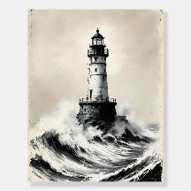 Mer orageuse, Endurance du phare