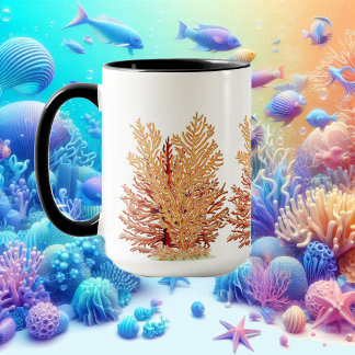 Mer tropicale Corail coloré Reef Ocean Mug