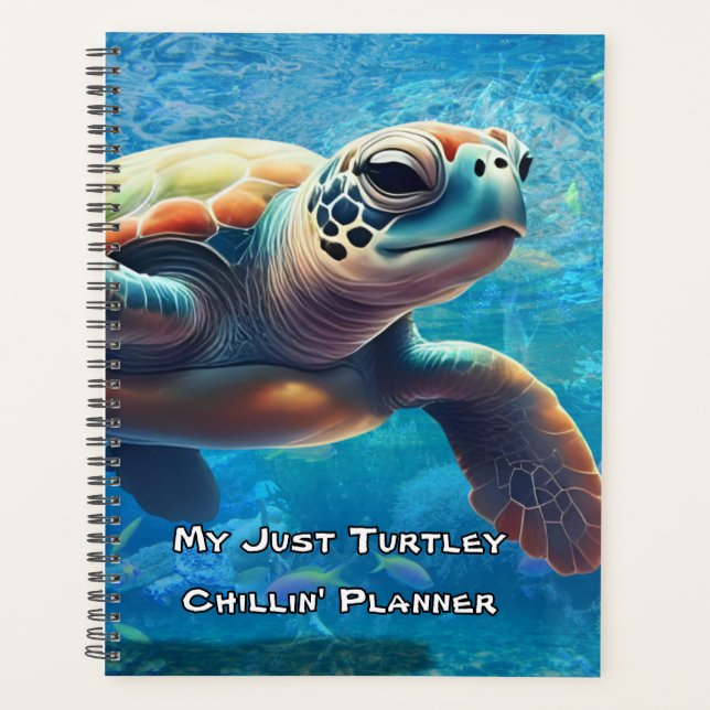 Mer Turtle Mindfulness Planner pour le calme et la (Devant)
