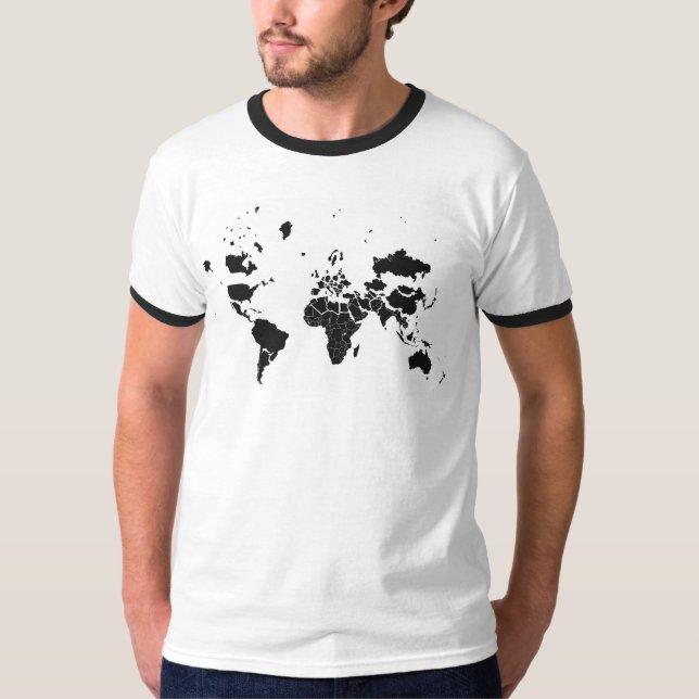Mercator Projection T-Shirt (Devant)