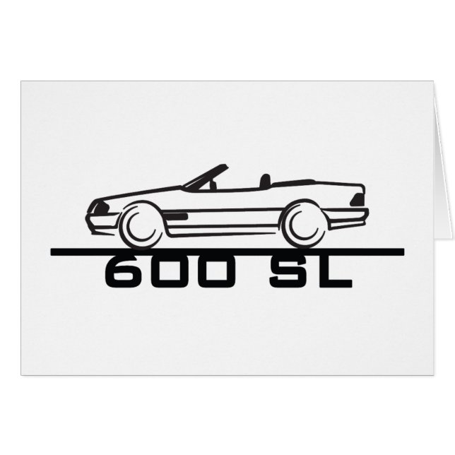 Mercedes 600 SL Type 129 (Devant horizontal)