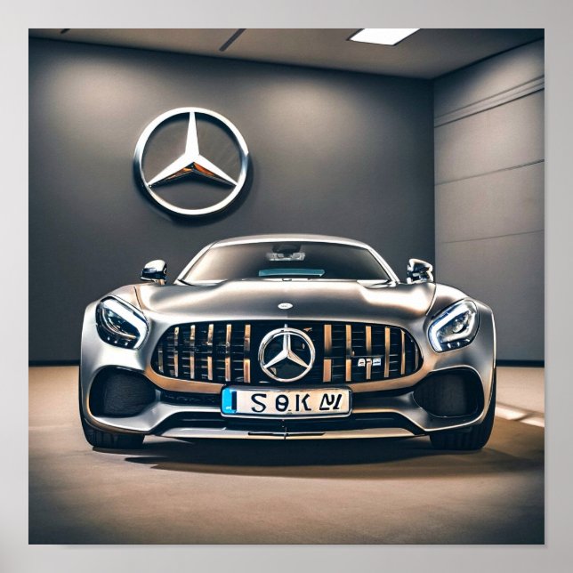 Mercedes Emblem : Impact important | Poster (Devant)