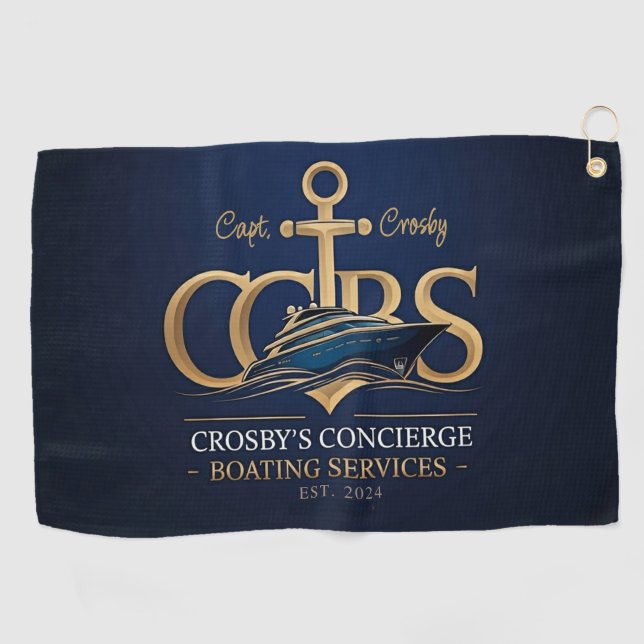 Merch. Serviette de golf nautique (Horizontal)