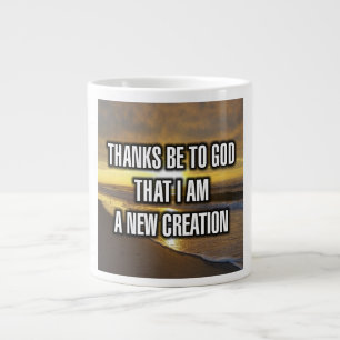 Merci à Dieu d'être une nouvelle création Mug