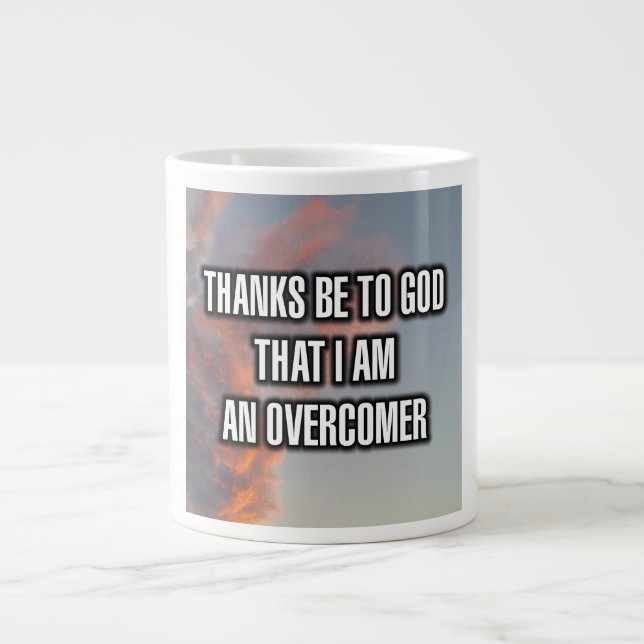 Merci À Dieu Que Je Suis Un Survenu Mug (Devant)