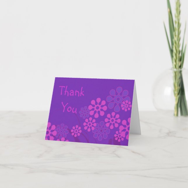 Merci à fleurs violettes (Devant)