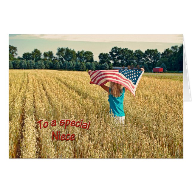 Merci à la nièce militaire (Devant horizontal)