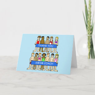 Merci à l'entraîneur de natation