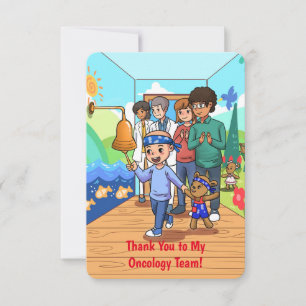 Merci à ma carte de note de l'équipe d'oncologie