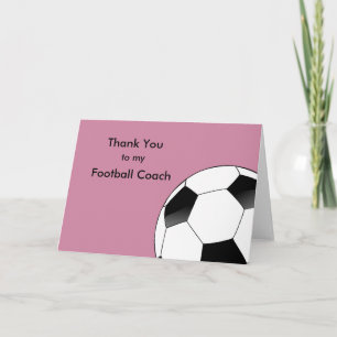 Merci à mon entraîneur de football
