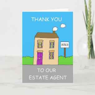 Merci à Notre Agent Immobilier Maison Dessinée