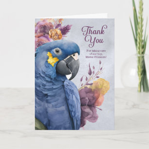 Merci à pois Hyacinth Macaw Parrot Personnalisé