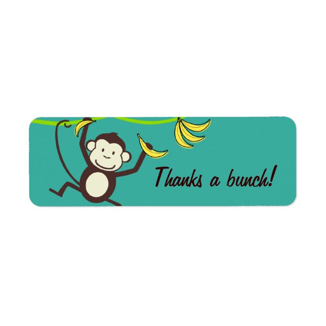 Merci à un groupe de Étiquettes singes (Devant)