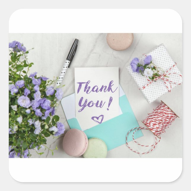 Merci à un groupe ! Stickers Merci amusant (Devant)