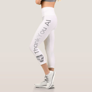 "Merci AI" Leggings hachés